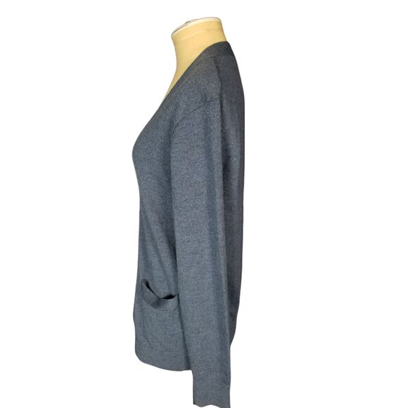 Club Monaco Blue Cardigan 100% Wool Size XS - Picture 2 of 3